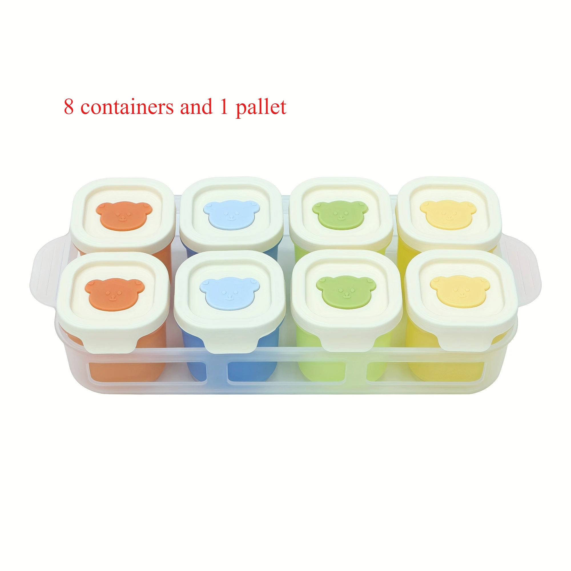 9 יחידות קופסאות אחסון מזון סיליקון עם מכסה-1.69 אונקיות קופסאות חוזרות לילדים, עיצוב נגד נזילות, קופסאות להכנת ארוחות