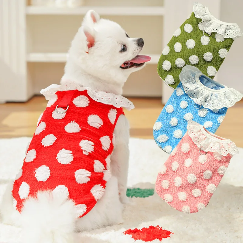 고양이 겨울옷 키티 따뜻한 조끼 플리스 스웨터 소형 중형견 치와와 코트 프렌치 불독 의상 부드러운 강아지 의상