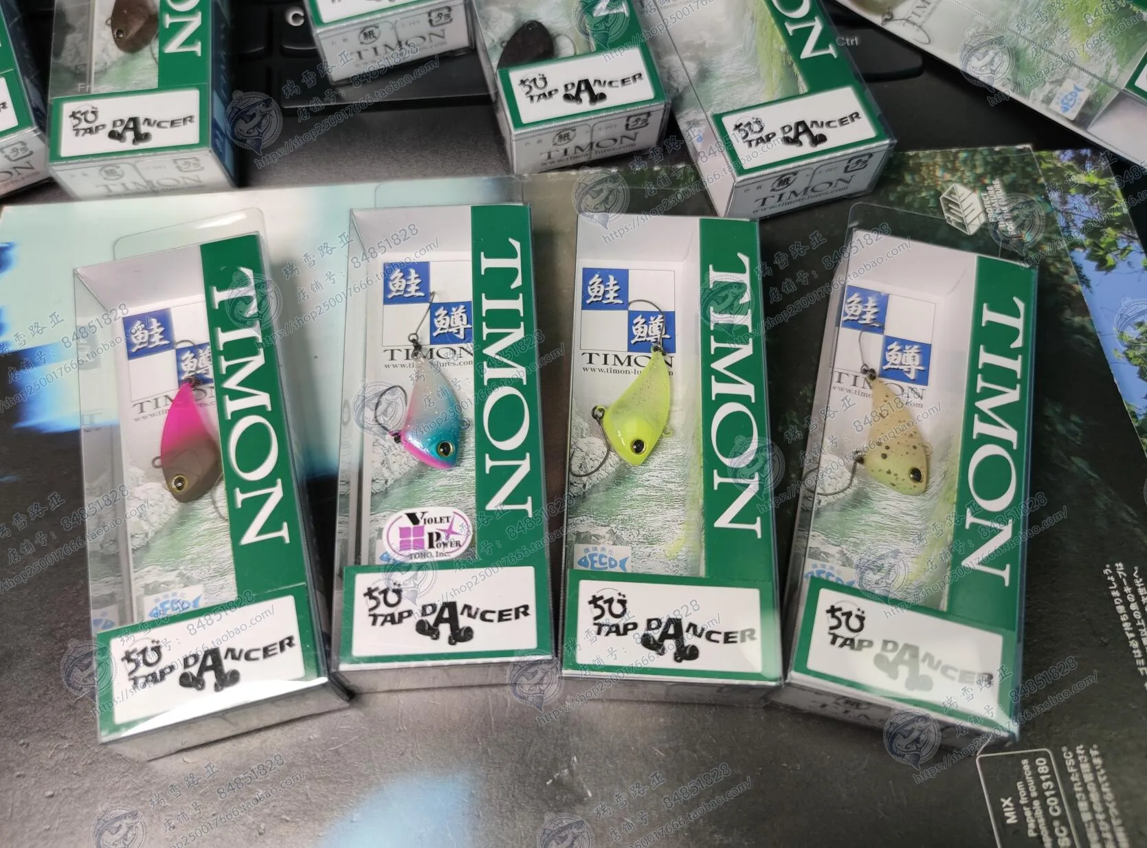 Japan Jackall Chibi Tap Dancer Micro Vib 2.6G Rainbow Trout Lure Bait In Makou Stream