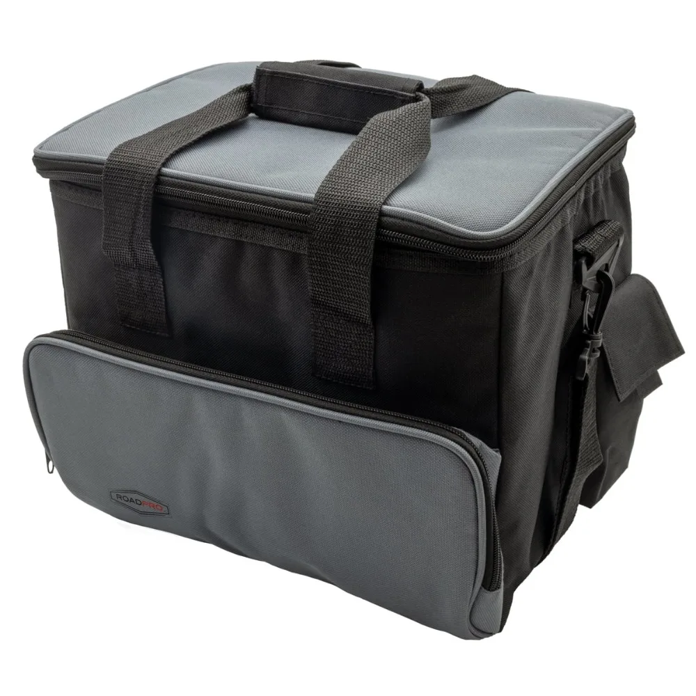 

12 volt 12 can soft edge refrigerated bag, 15 liter capacity, cooled to 35 degrees below ambient temperature