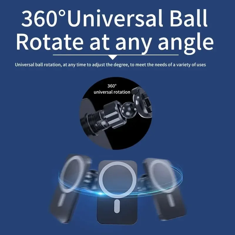 Magnetic Air Vent Phone Holder 30W Wireless Car Charger MagSafe For iPhone 17 16 Pro Max Samsung Xiaomi Fast Charge Mount Stand