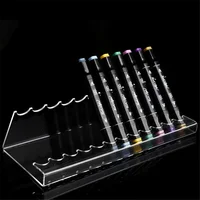 6/12 pens Acrylic Pen Stand Pen Holder Stationery Display Stand Makeup Eyebrow Pen Holder Test Tube Rack DC05 1