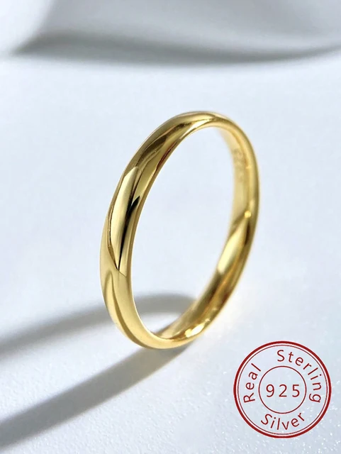 925 Sterling Silver Zircon 3mm Circular Aperture Fashionable Ring For Women Engagement Wedding Luxury High Quality Fine Jewelry