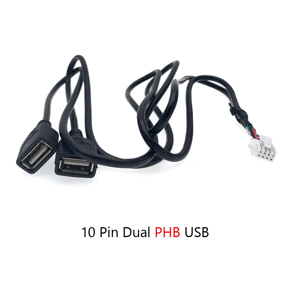 6 8 10 Pin Auto Android Radio USB Stecker Dual USB Kabel Adapter für D-NOBLE Android Head Unit Radio Navigation multimedia – Detail 12