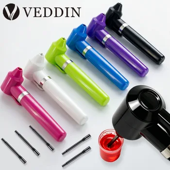 Miscelatore per Inchiostro da Tatuaggio di Alta Qualità con 5 Bastoncini per Miscelazione, per Trucco Permanente, Nero, Viola, Blu