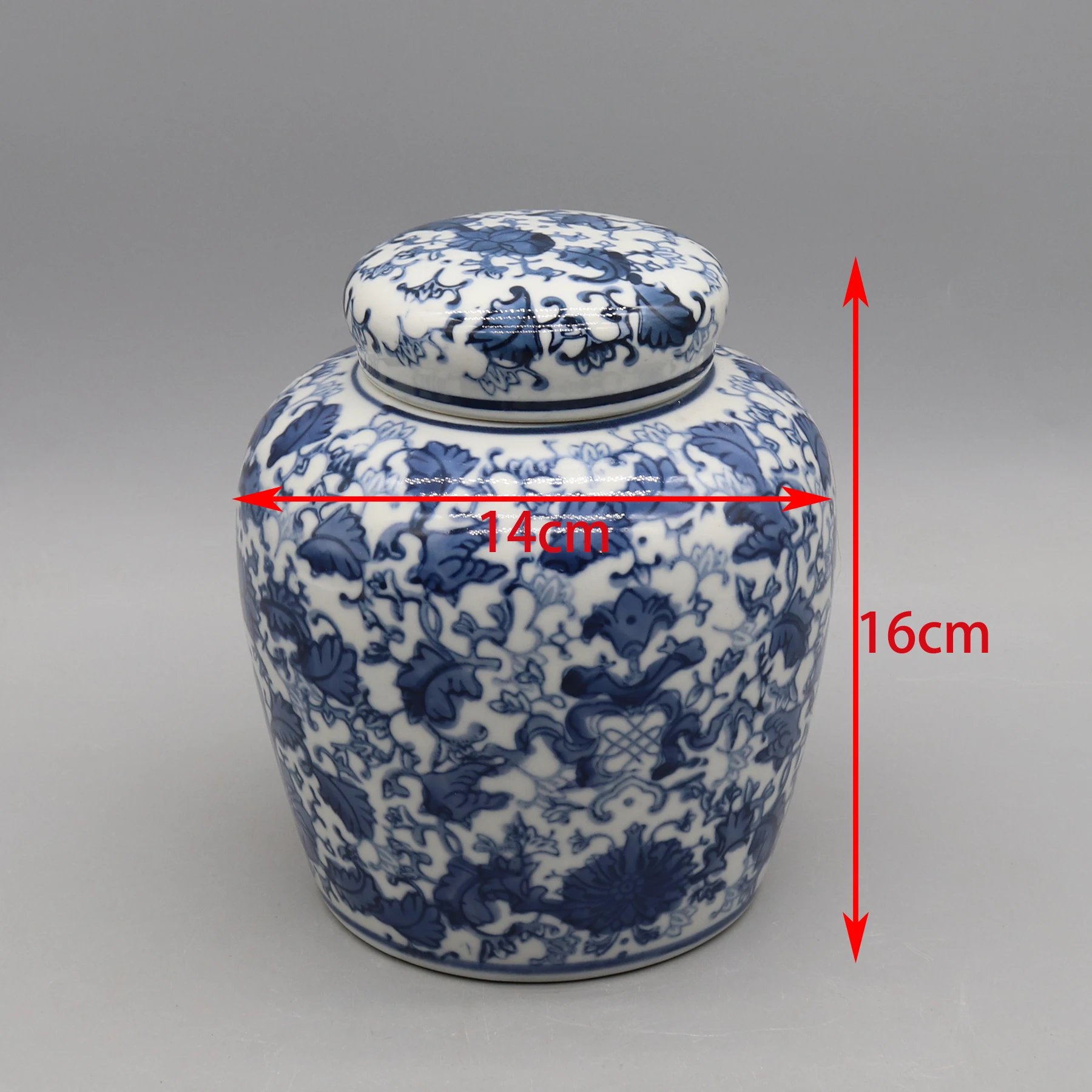 Ceramic Jar,  Pot, Home Decoration, Blue and White Ceramic 2