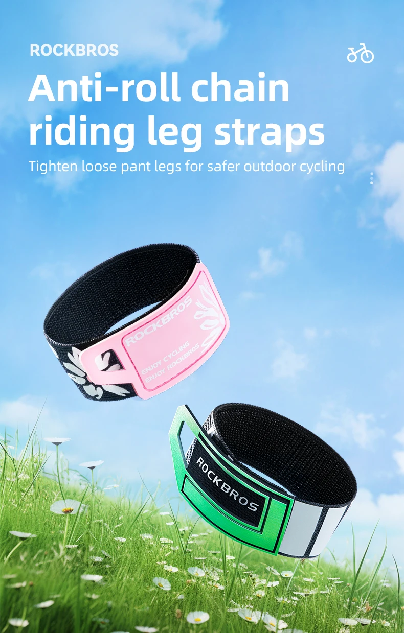 Cycling Bicycle Pants Clip Reflective Belt Sports Safety Running Bike Safety Pan
