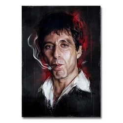 Vintage Movie Icon Abstract Art Canvas Painting - Wall Art Picture - 40x60cm No Frame (YELLOW)