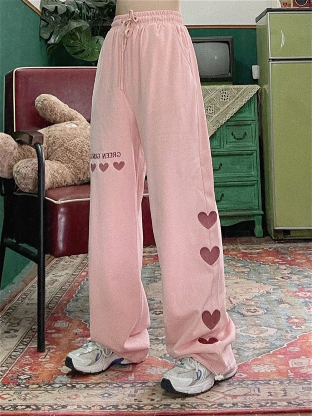 Print Embroidery Pants Fashion 