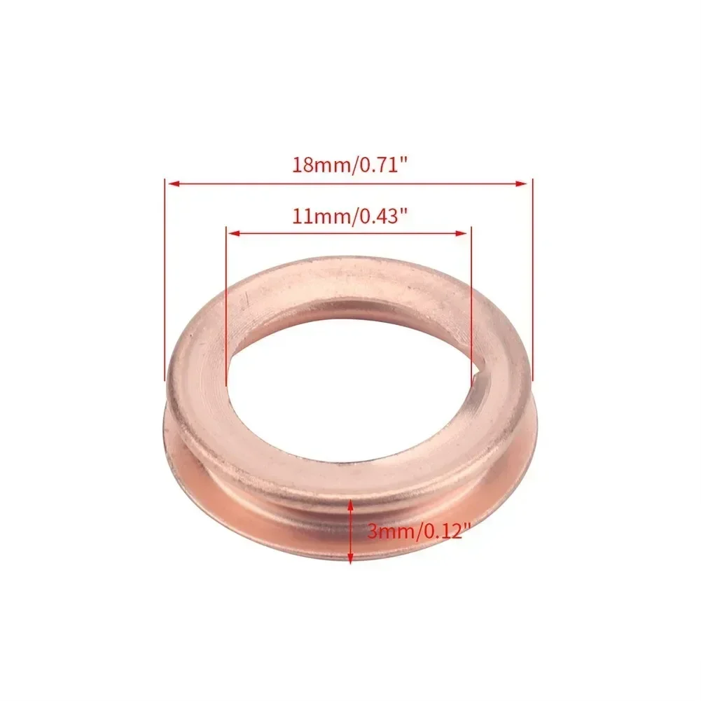 10PCS Gasket Washer 11026-JA00A Metal Oil Drain Plug Crush Replacement for Nissan
