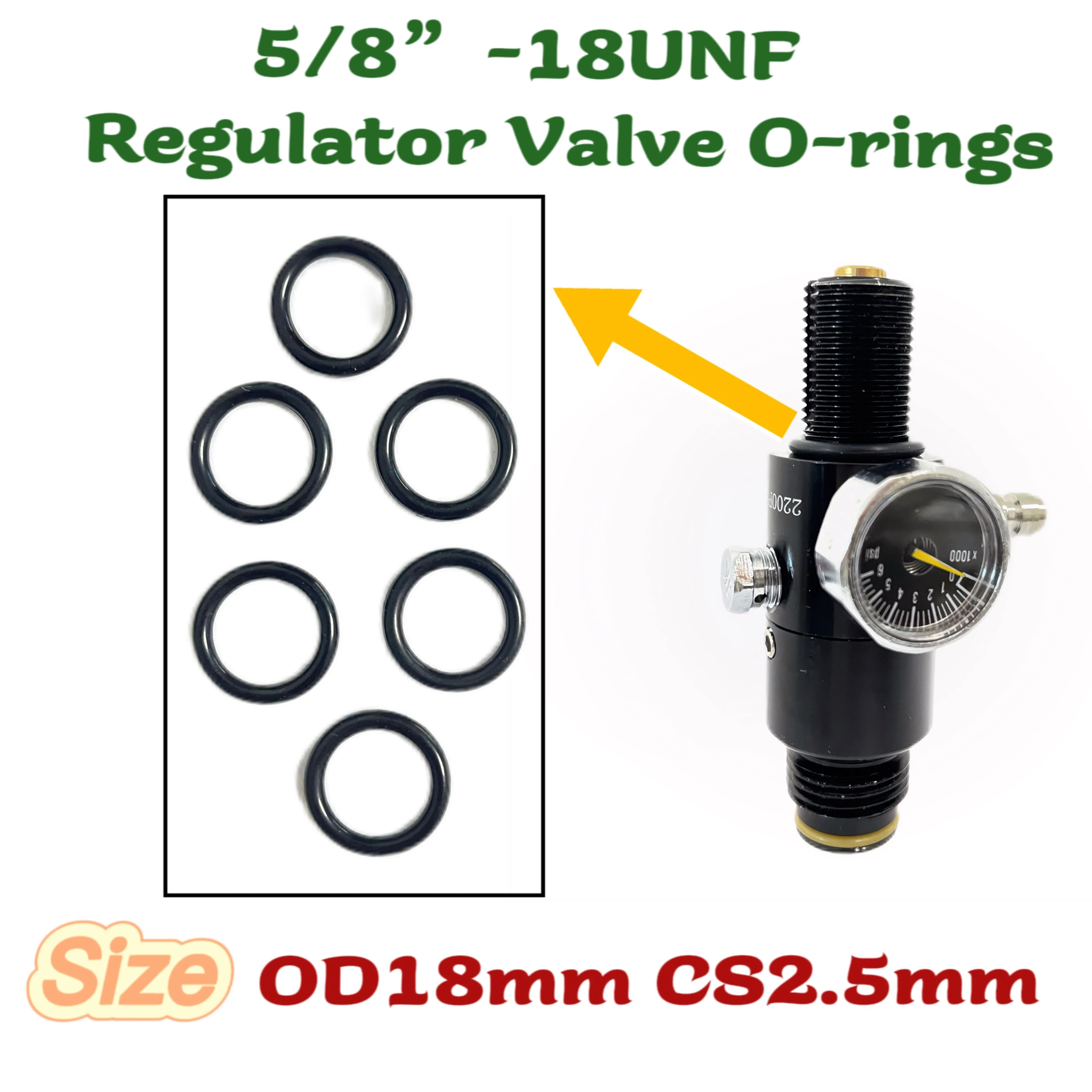 Valve Orings Paintball Accessories M18 1.5 Tank Valve Orings