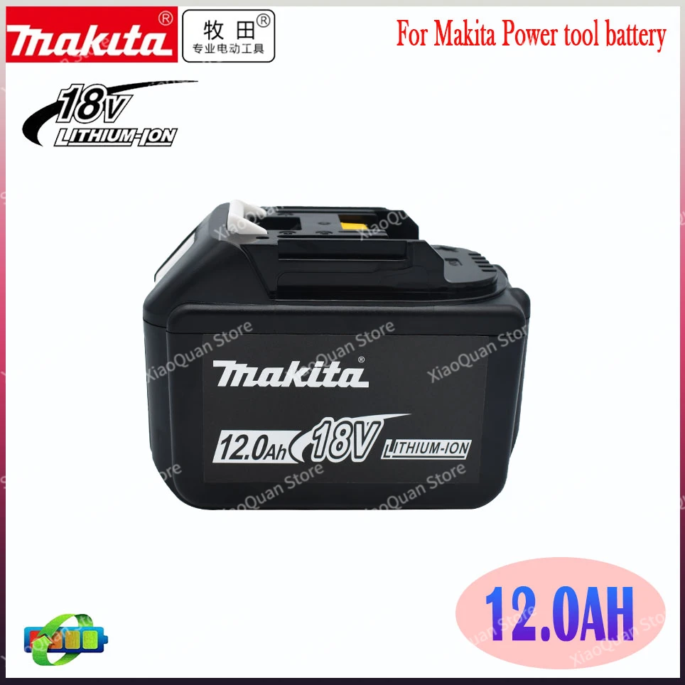 

100% Makita Replacement 18V 12.0Ah Battery For BL1830 BL1830B BL1840 BL1840B BL1850 BL1850B rechargeable battery LED indicateur
