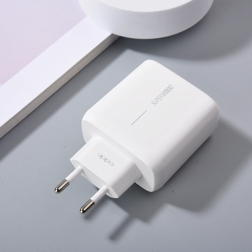 OPPO Charger Original 65W SuperVooc Quick Charging Adapter For