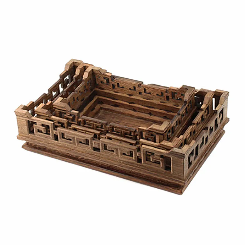 Rosewood-Natural Stone Base for Handicraft Ornaments, Rectangular Base, Chicken Wing Wood, Wooden Support