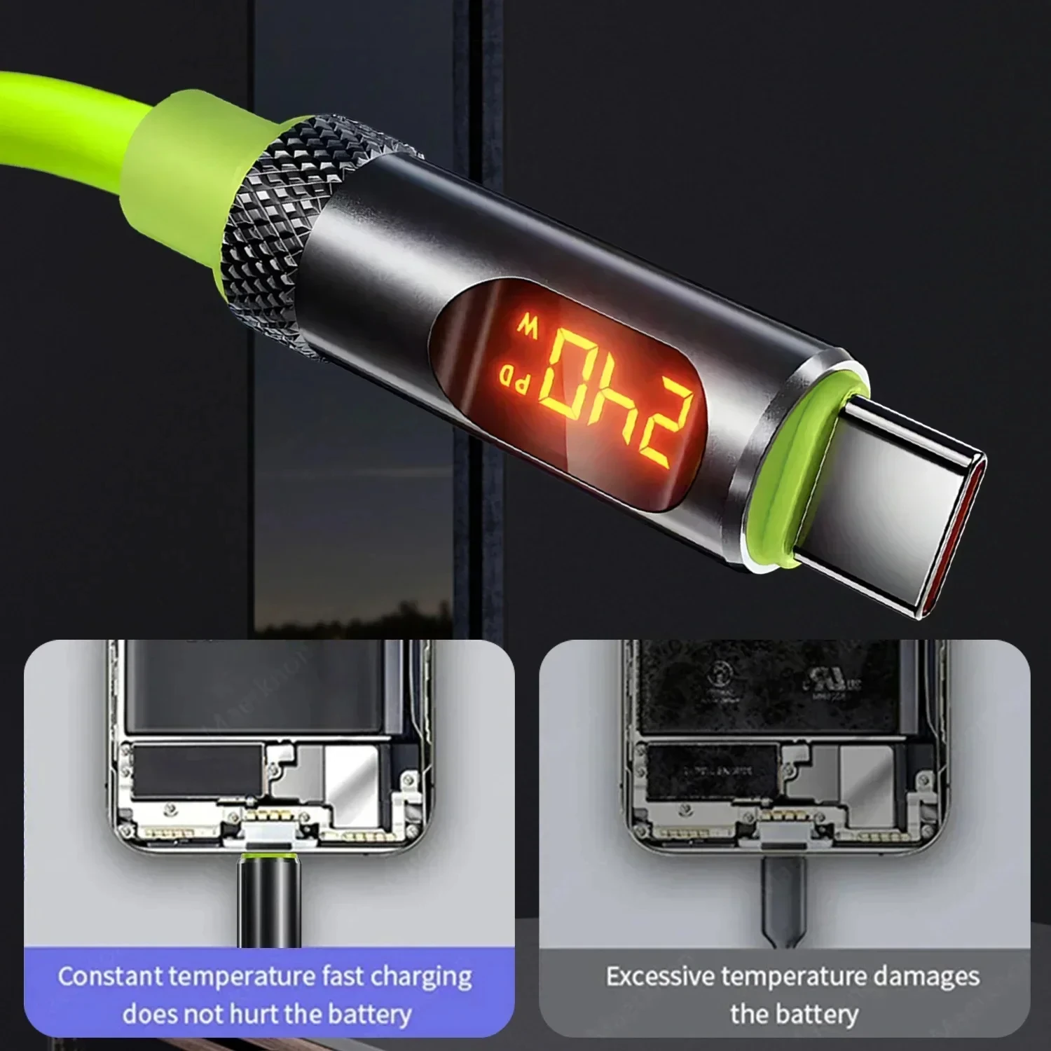 240W USB C to Type C 케이블 LED 디스플레이 고속 충전 케이블 듀얼 타입 C 충전기 데이터 케이블 아이폰 15 16 17 Pro Max 삼성용