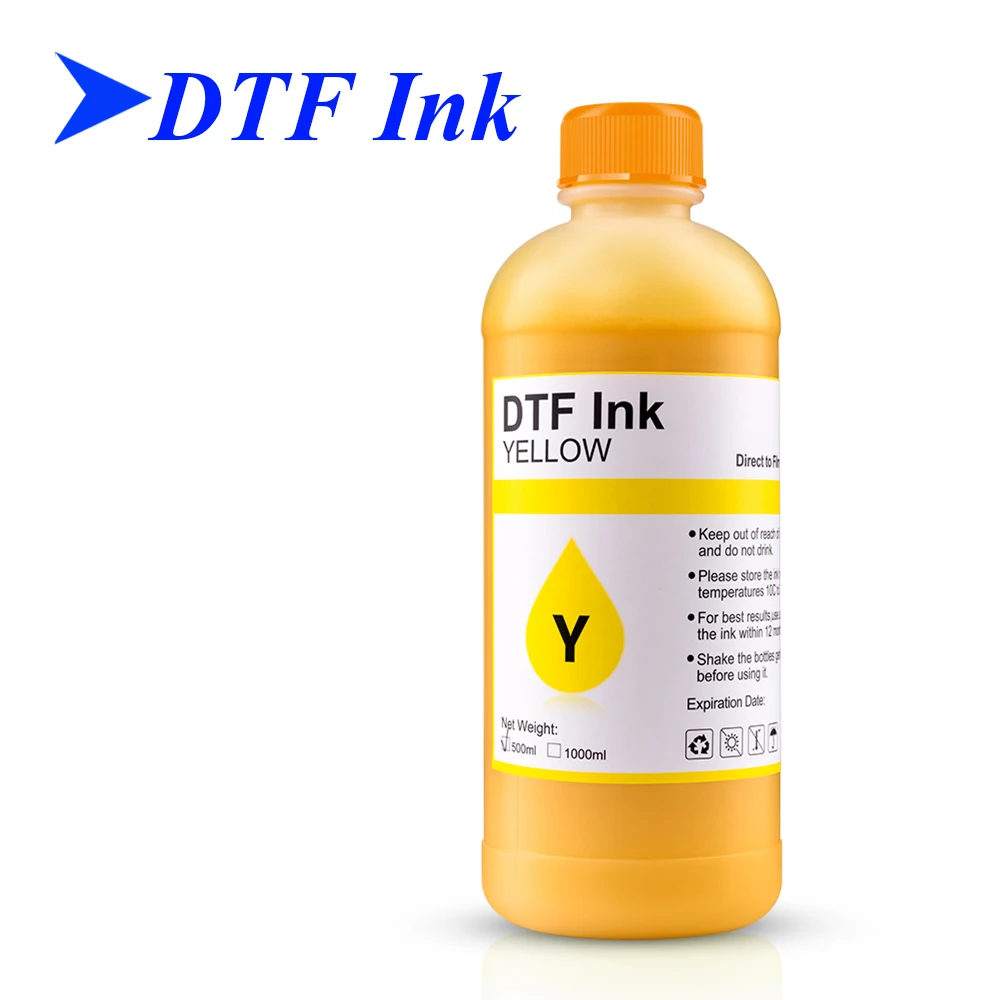 500ML DTF INK 5 color available For DTF Ink For Epson L1800 L800 L805 I3200 modified printer Direct Transfer Film PET Film direct to transfer film ink