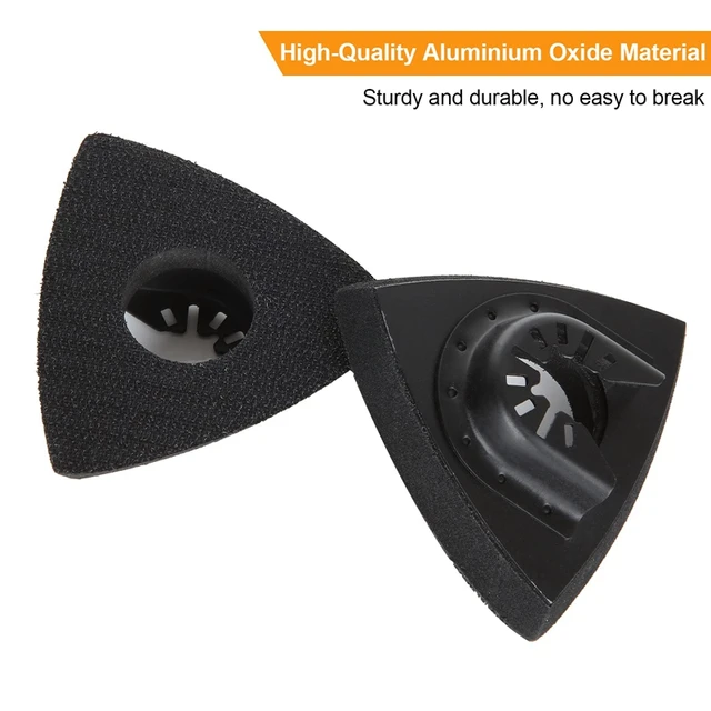Outil oscillant triangulaire, tampon de ponçage à dégagement rapide, pour  Bosch DeWalt artisan Multi Tool, 3 pièces - AliExpress