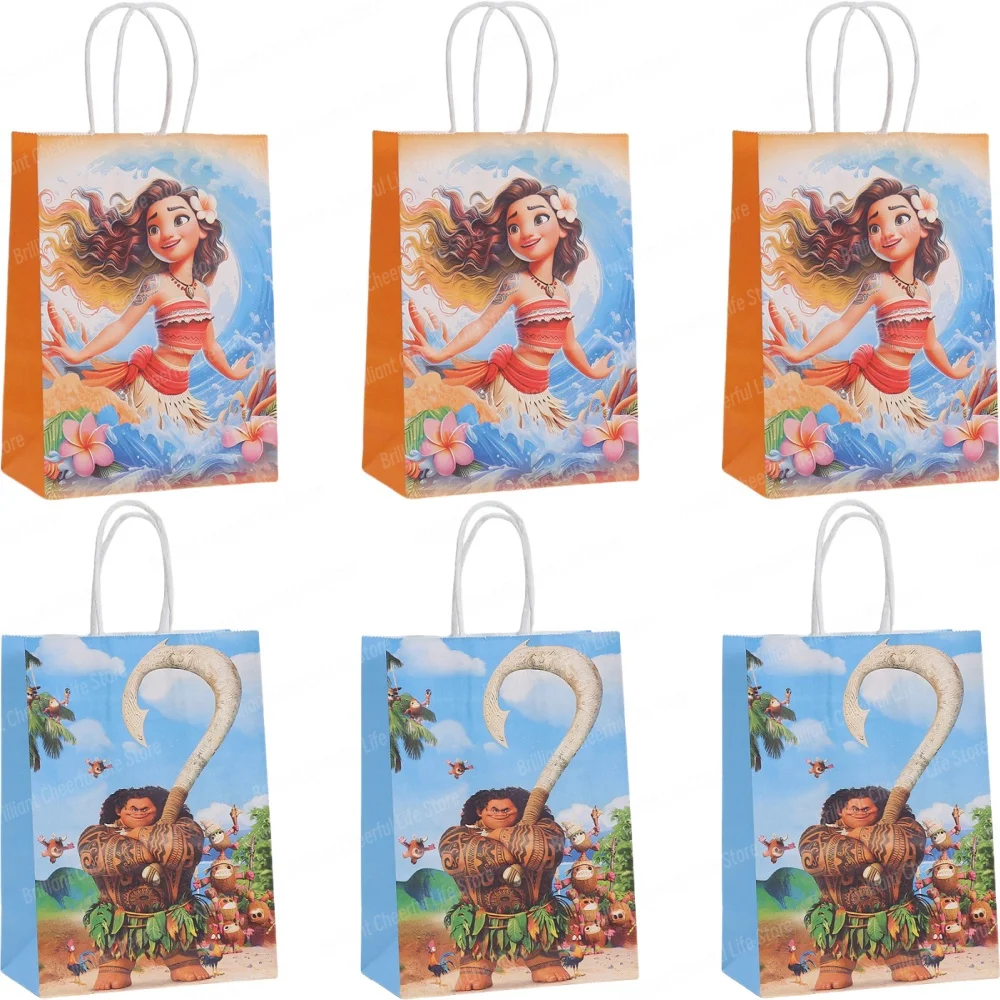 Disney Moana Gift Bags 6/12Pcs candy gift bags,gift bags