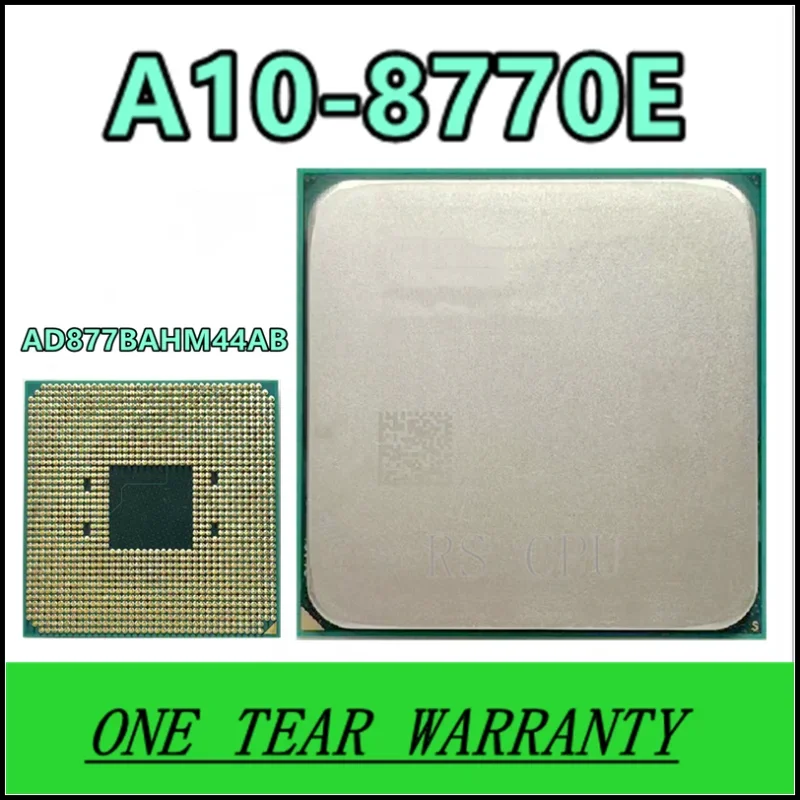 

A10-8770E A10 8770E A10 8700E 2.8 GHz 35W Quad-Core CPU Processor AD877BAHM44AB Socket AM4