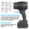 1000W Turbo Fan Violent Fan 500g Thrust Stepless Speed High Power Turbofan Leaf Blower Handheld Mini Jet Fan for Makita Battery 4