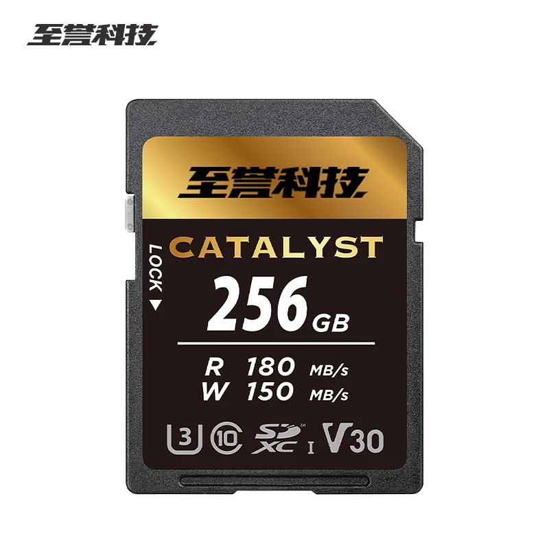 엑센드 Catalyst SD 카드, 카메라용 메모리 카드, UHS-I 저장 카드, 64GB, 128GB, 256GB, SDXC V30, C10