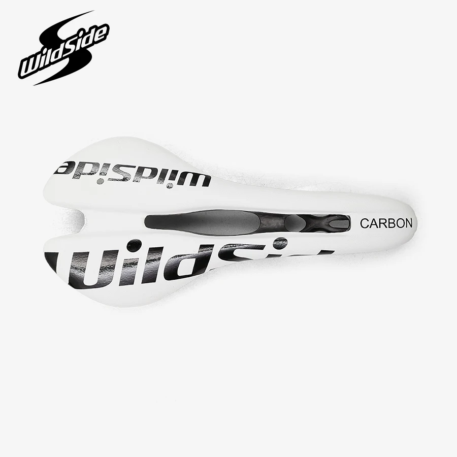 

bicycle carbon saddle mtb mountain road bike seat black white full Carbon Fiber Sans Open Saddle cycling Parts bike Accessories