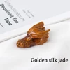 Golden silk jade