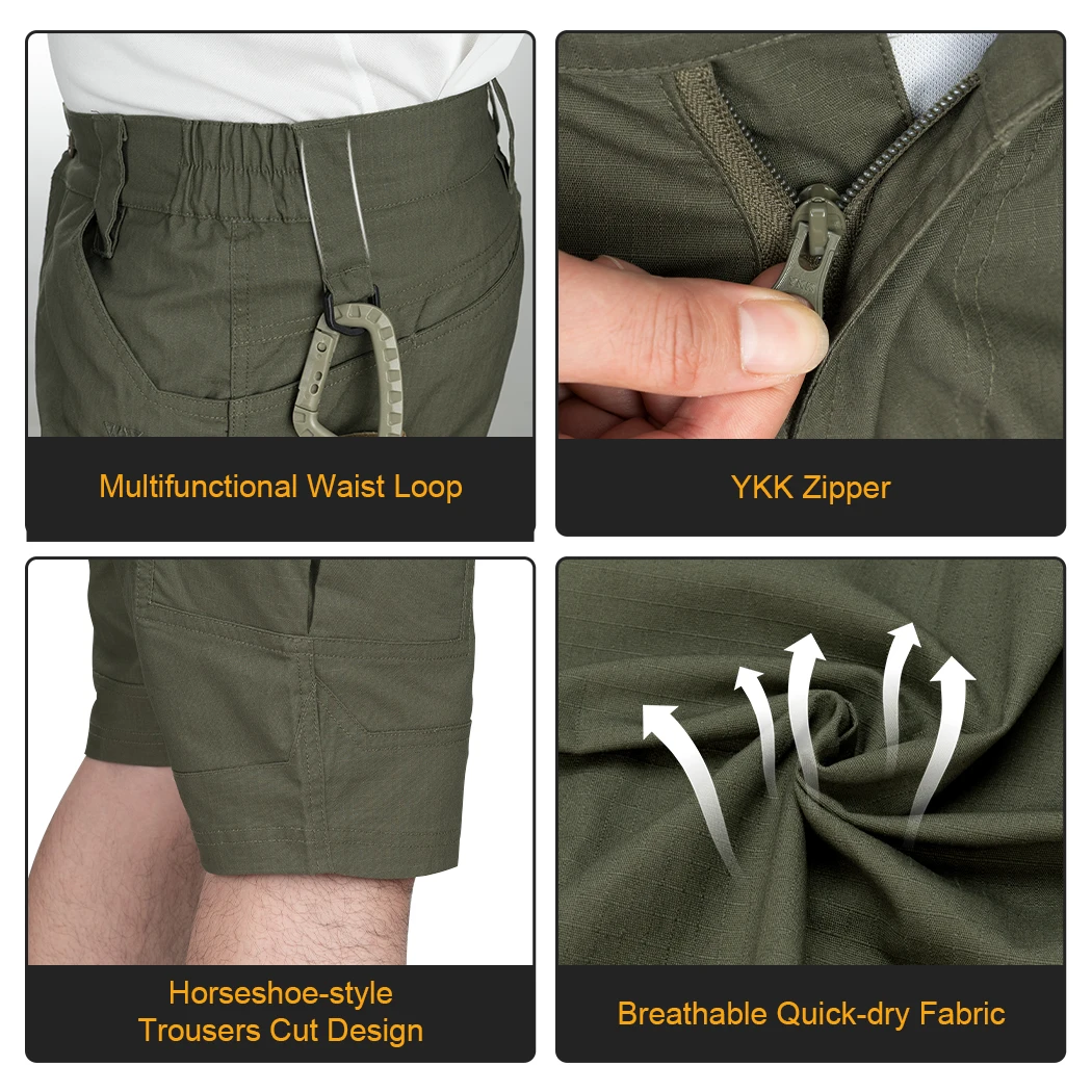 Tactical Cargo Shorts Men Sports Duty Pants Camo Casual Breathable Summer 3212 combat pants camo pants