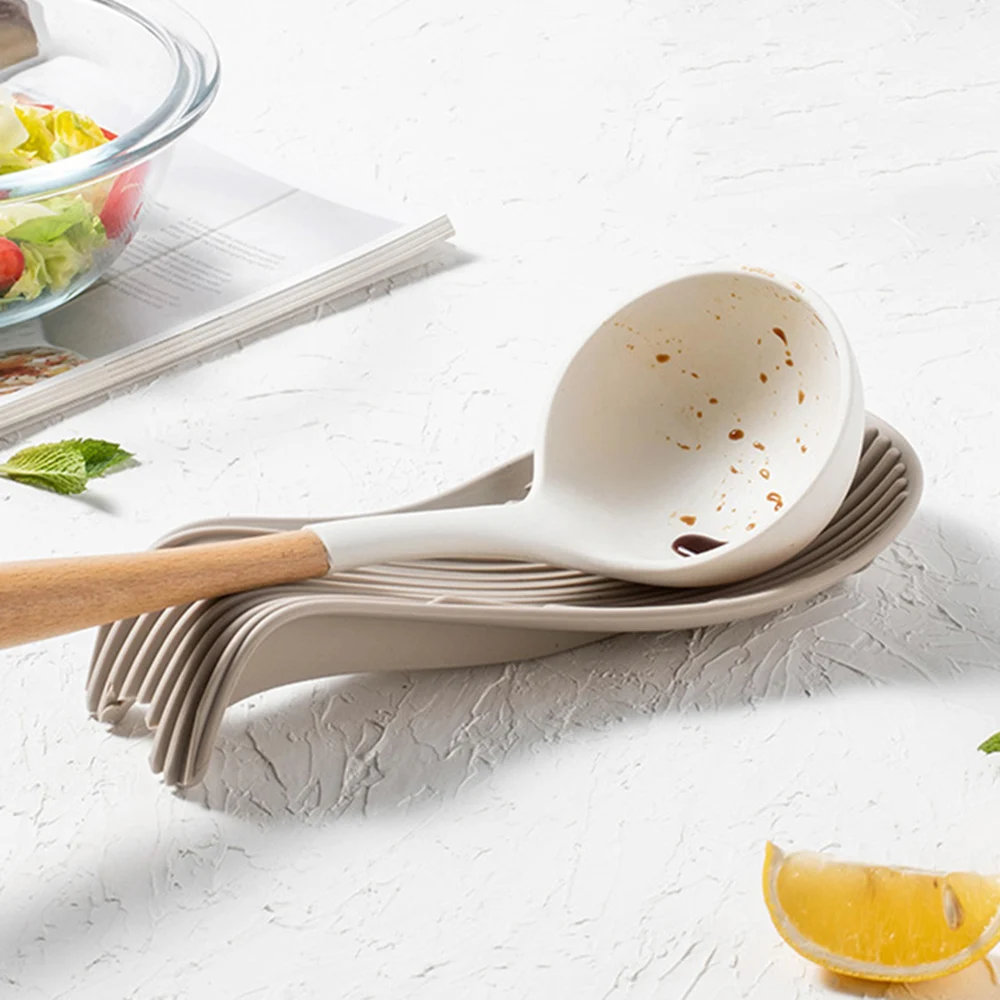 Silicone Heat-Resistant Spoon and Cutlery Holder