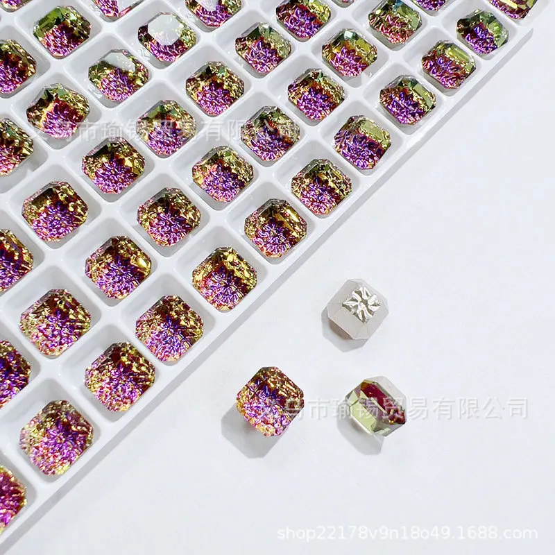 10 Stück DIY Nail Art Bohrer mit Dopamin-Zubehör für K9, hochwertige 8 x 8 mm quadratische Eckentlastung – Detail 10