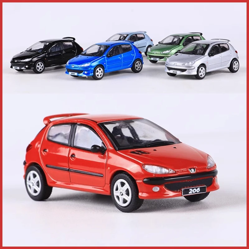 SHADOW Diecast 1:64 Scale Peugeot's 206 5-door Alloy Car Model