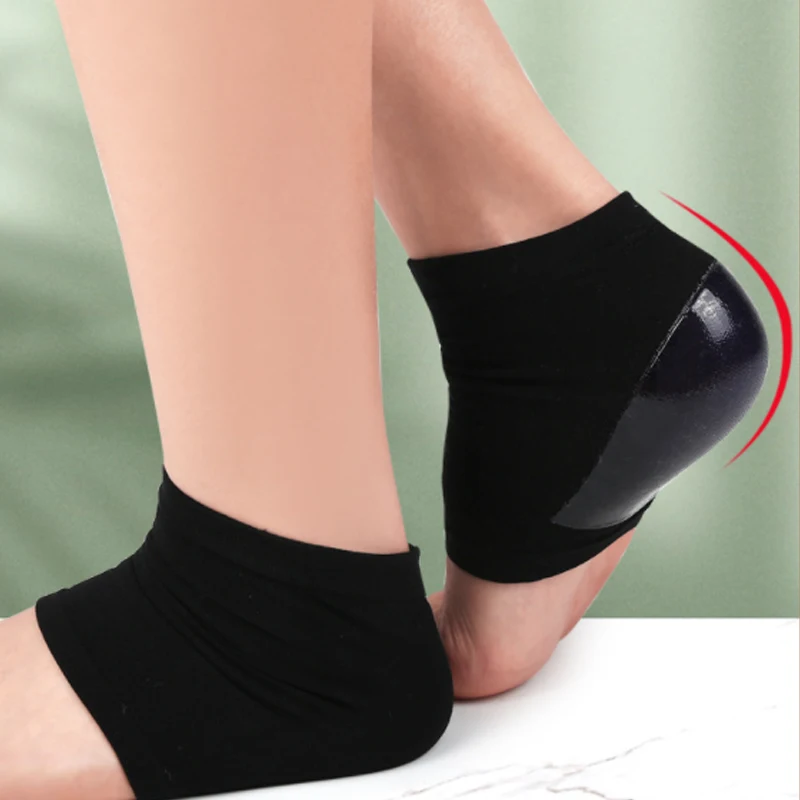 

2PCS Gel Heel Socks Moisturing Spa Gel Socks Feet Care Cracked Foot Dry Hard Skin Protector Prevent Dry Heel Feet Care Tools