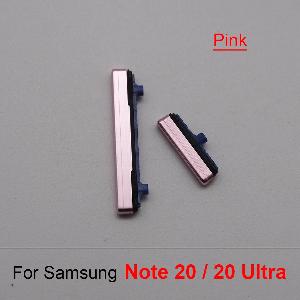 Phone Switch Key Power Volume Control Button For Samsung Galaxy Note 20 Note20 / Note 20 Ultra Note20U On Off Volume Side Button