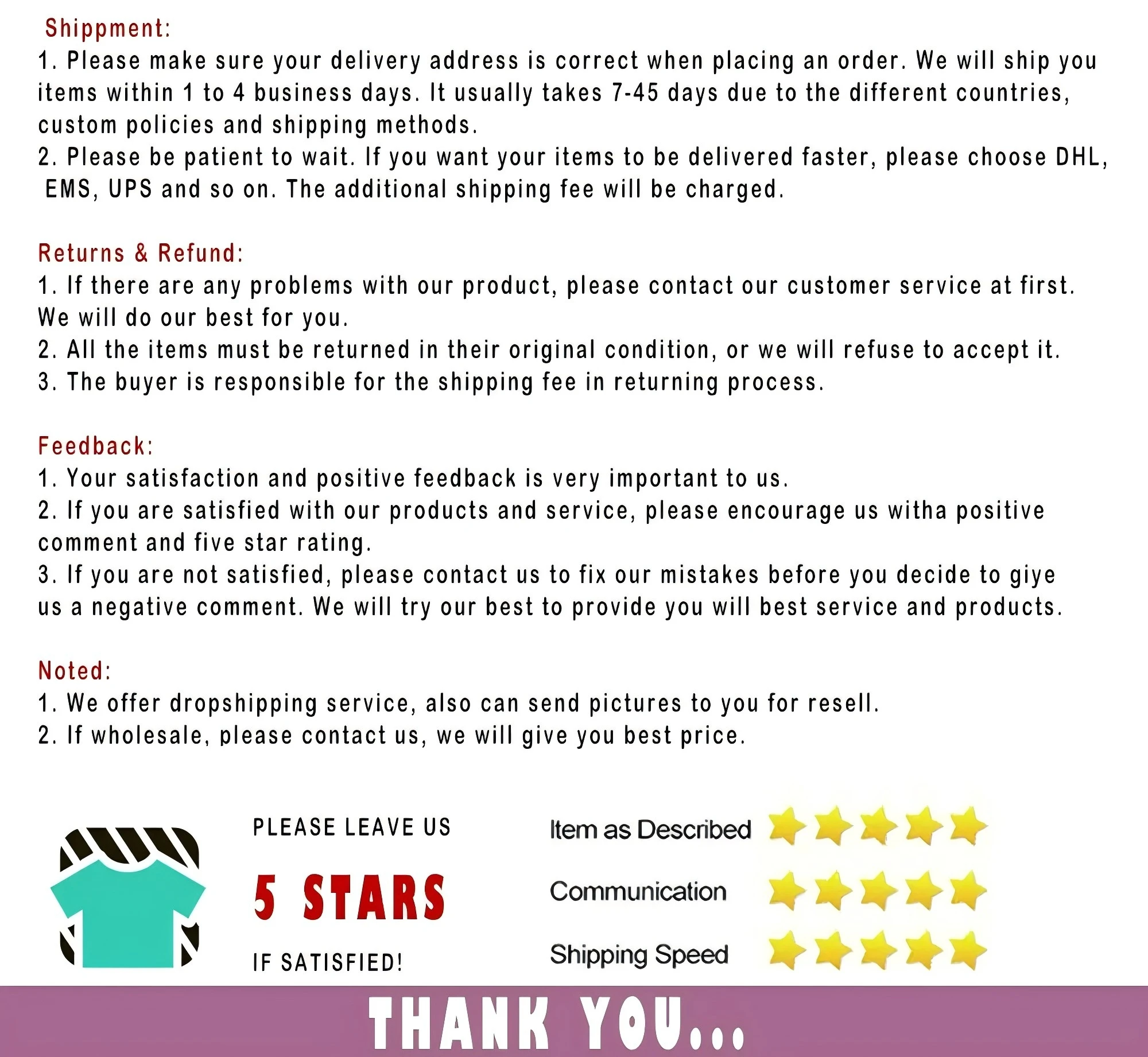 T-shirt production and store customer service display