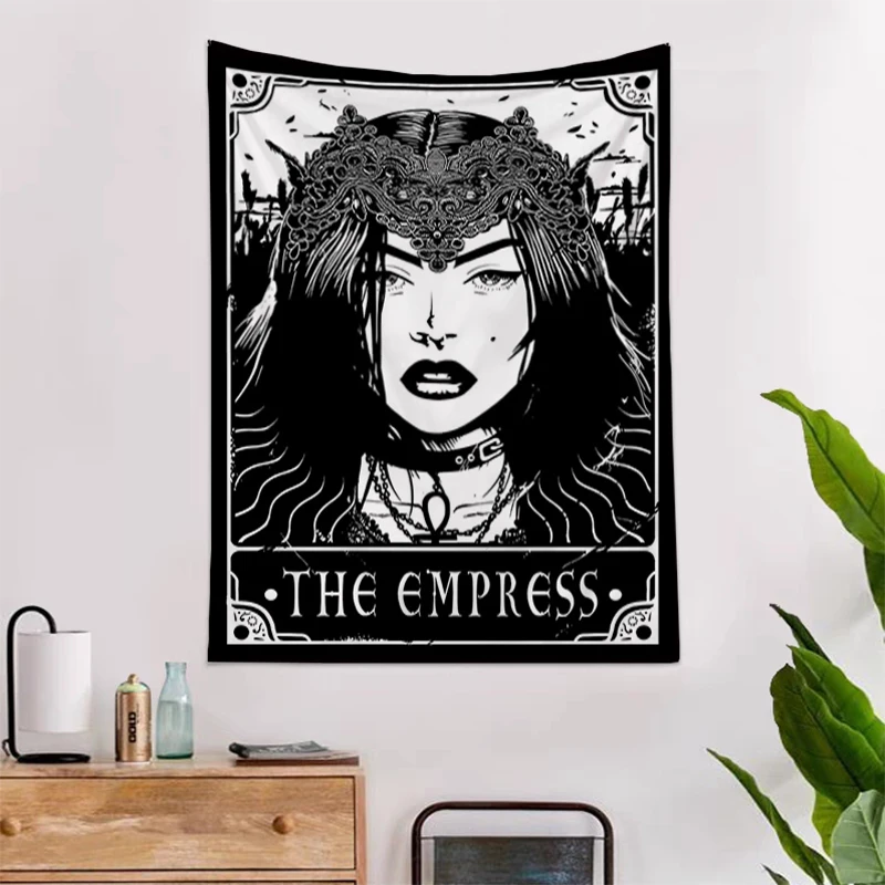 

Декоративный настенный Гобелен с карточками Tarot, украшение комнаты 태스리 리 Гобелен, домашний декор, аниме головные уборы, кавайная ткань