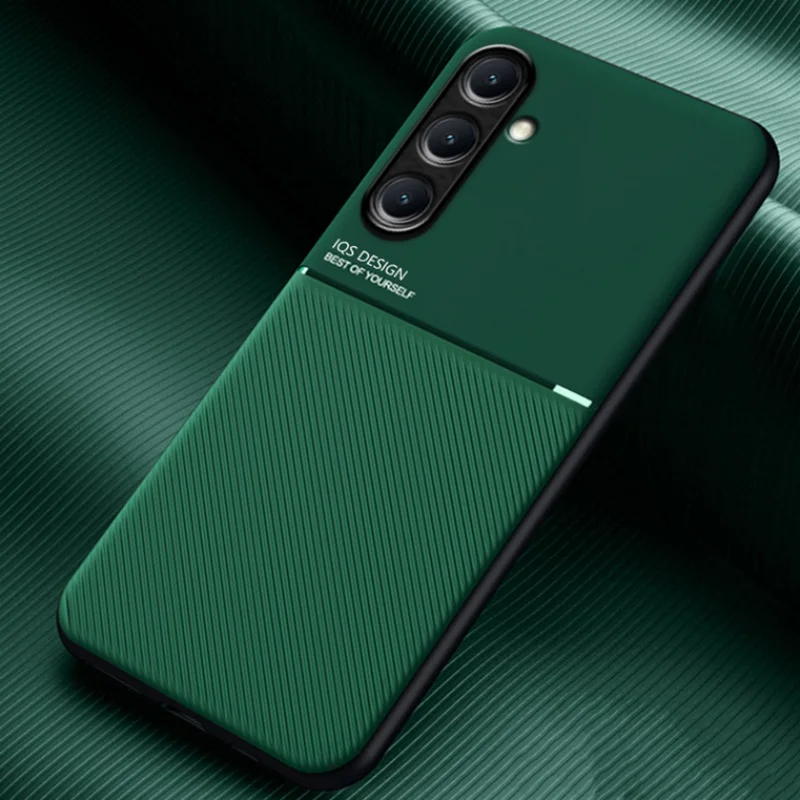 Luxury Leather Magnetic Phone Case - Premium Back Cover