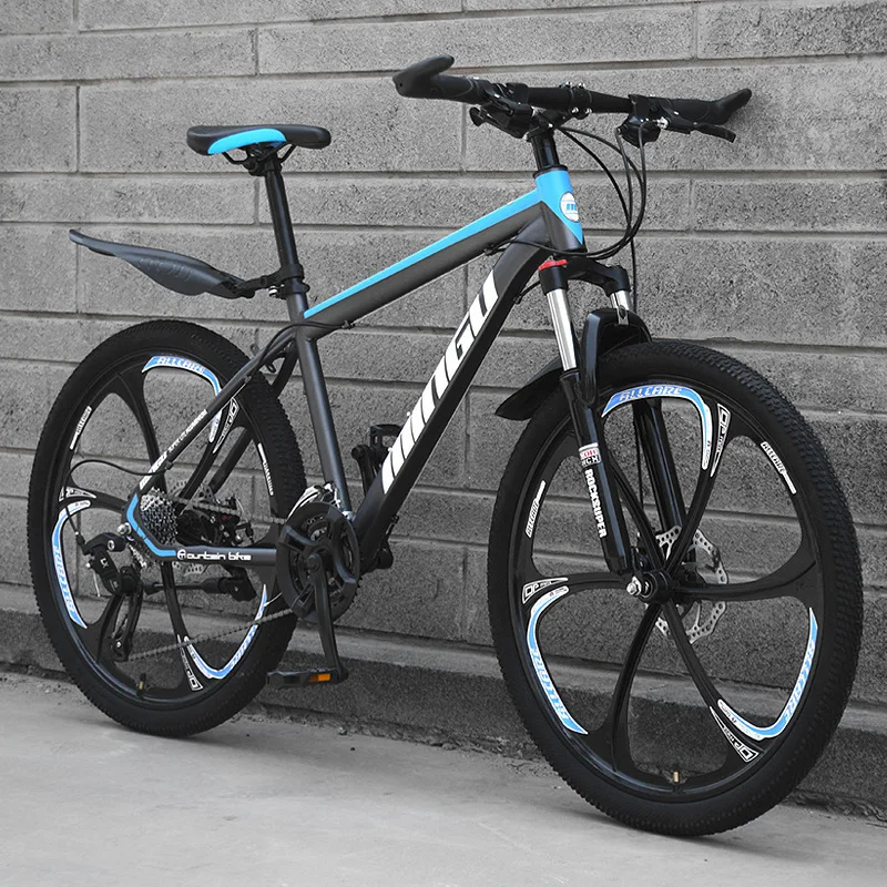 

2024 New Mountain Bike Dual Disc Brakes 26 inch 27 speed Shock Absorber Fitness Enthusiasts Riding Off Road Bikes