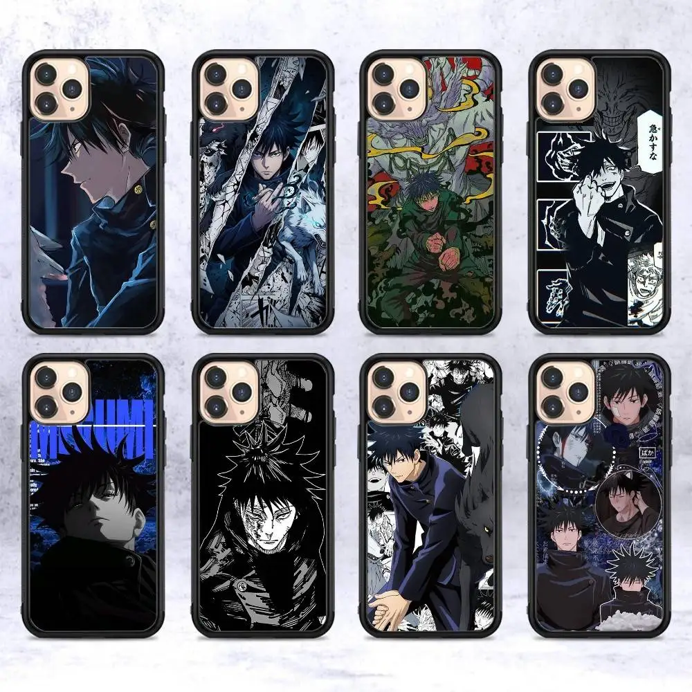Anime Fushiguro Megumi Jujutsu Kaisen Durable Phone Case with Hard PC+TPU Back Cover