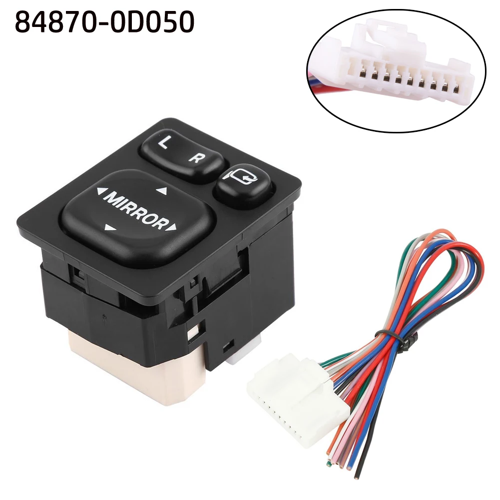 

Master Power Mirror Switch 1pc ABS Plastic Auto Part Black High Quality For Camry Auto Accessories Mirror Switch