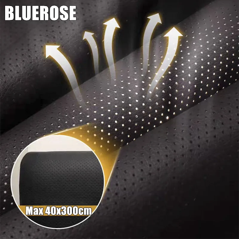Self-Adhesive Faux Leather Repair Patch Breathable Perforated Leather Repair Sticker for Furniture Sofas Car Seats Office Chairs leather repair tape leather repair sticker leather patch leather repair leather repair patch leather repair material self adhesive leather sticker