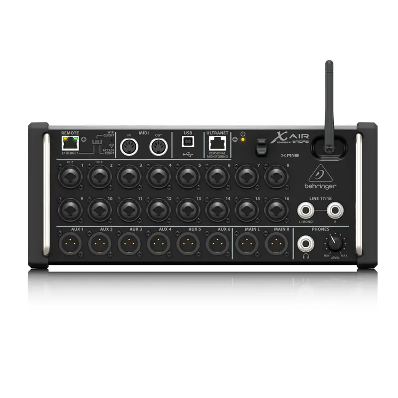 Behringe Xr18 Mixer Digitale Rackmount A 18 Canali Per Tablet Ipad/Android Con Console Audio Preamplificatori Da 16 Midas