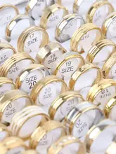  10pcs/lot Fashion Stainless Steel Rings For Men Or Women Exquisite Simple Atmosphere Wedding Anniversary Lovers Jewelry Gifts 