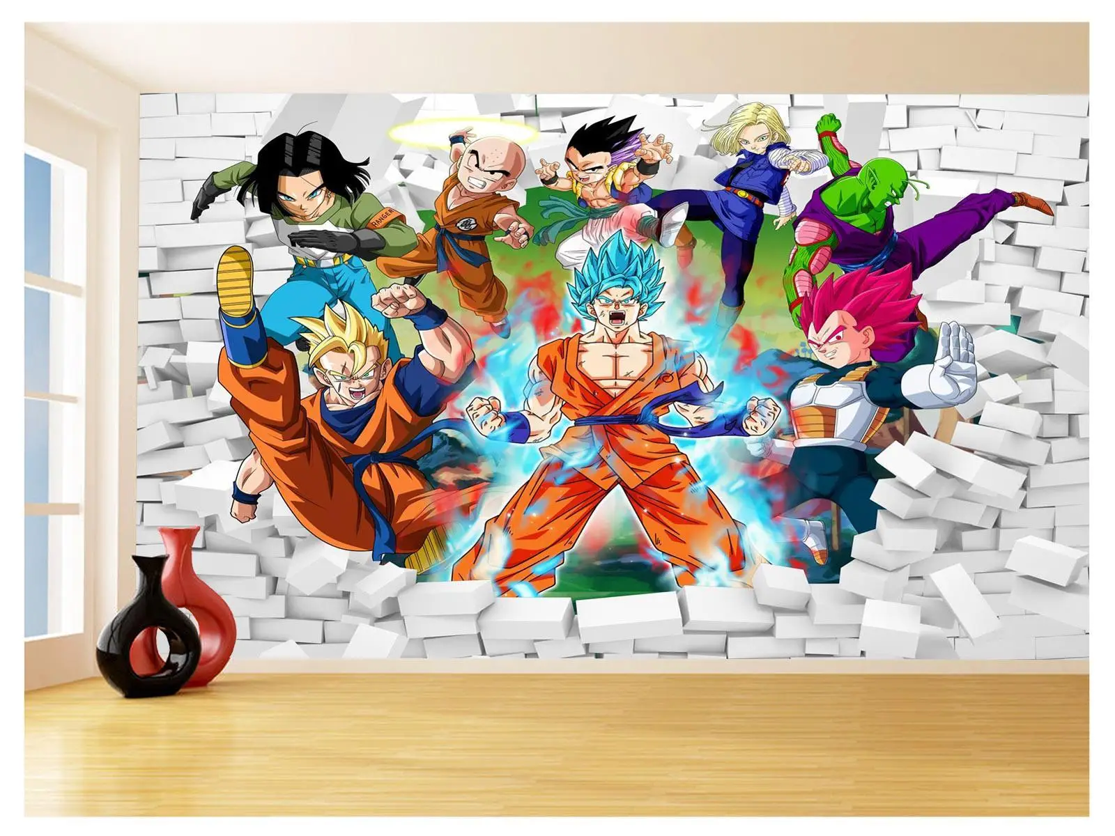 Wall Mural Goku and Vegeta, Dragon Ball Z Photo Wallpaper