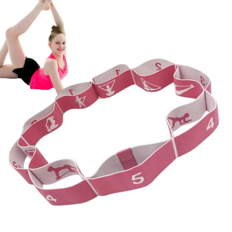 

Stretch Out Strap Flex Strap Leg Physical Stretcher With Loops Fitness Stretching Equipment For Gymnastics Resistance Bands For