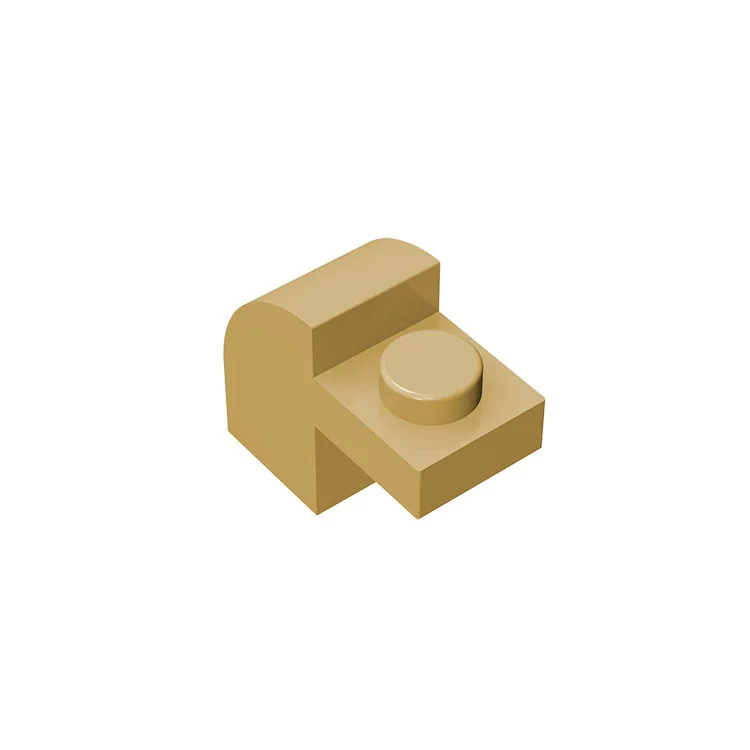 Compatible MOC Brick Parts 6091 Slope Curved 1 x 2 x 1 1/3 with Curved Top Building Block Particle 100pcs DIY Assmble Kid Toy