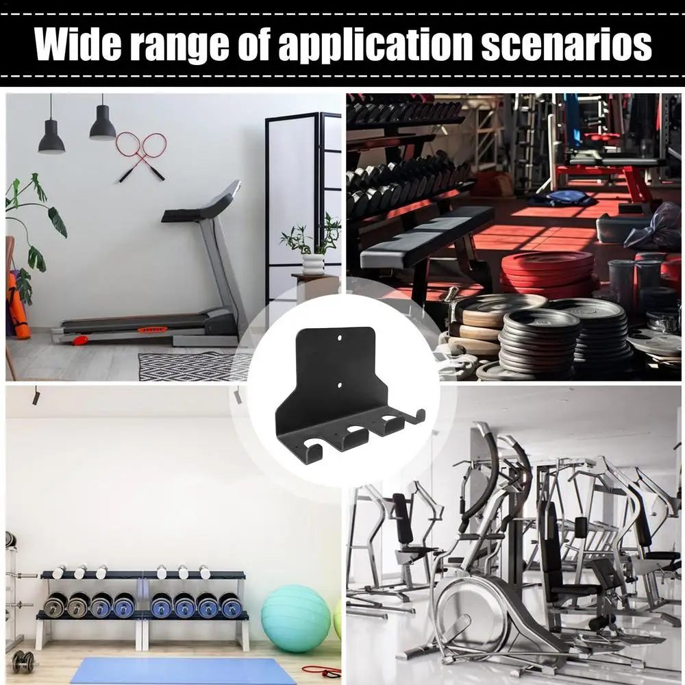 Description Picture 5 of itemBarbell Rack Wall Mount Vertical Home Gym Bar Holder Gym Bar Holder Wall-Mounted Space-Saving Powder Coated Holder For Durabilit