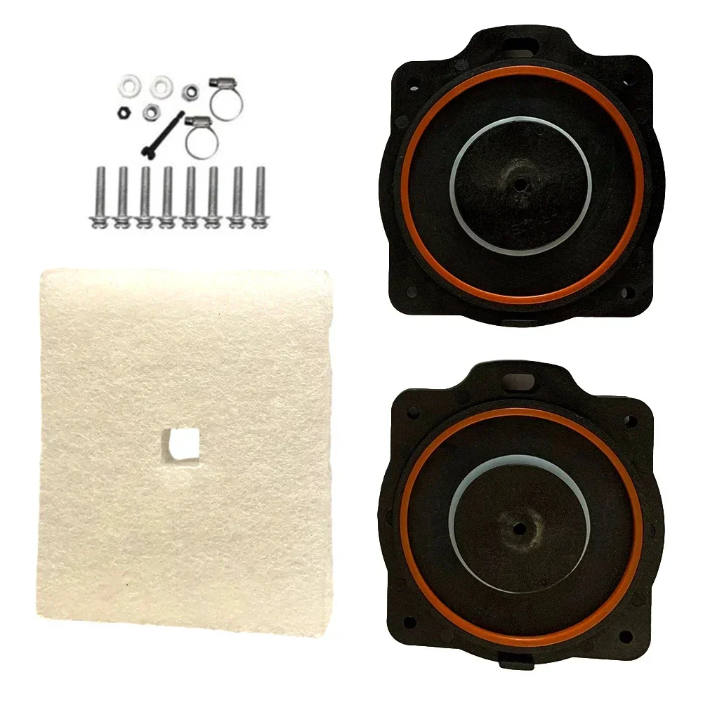 Air Pump Diaphragm Rebuild Repair Kit Air Valves/Filter Element For Hiblow For HP-80 HP-60 Linear Septic Pump