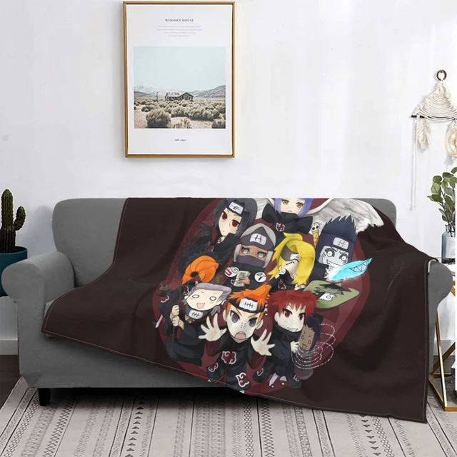 Couverture Naruto Plaid Couverture en Flanelle,Couverture Naruto