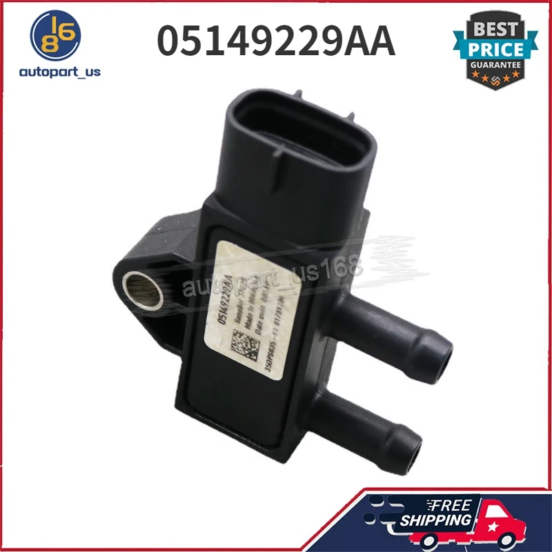 

1Pcs Manifold Differential Pressure Sensor 05149229AA 5149044AA 68086179AA 68043725AA For Dodge Ram 2500 3500 Ram 2500 3500 6.7L