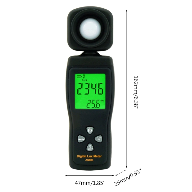Bright Tester for Photography Plant 0-200,000 for Lux Measuring for LED Lights Indoor Outdoor Light Tester 6